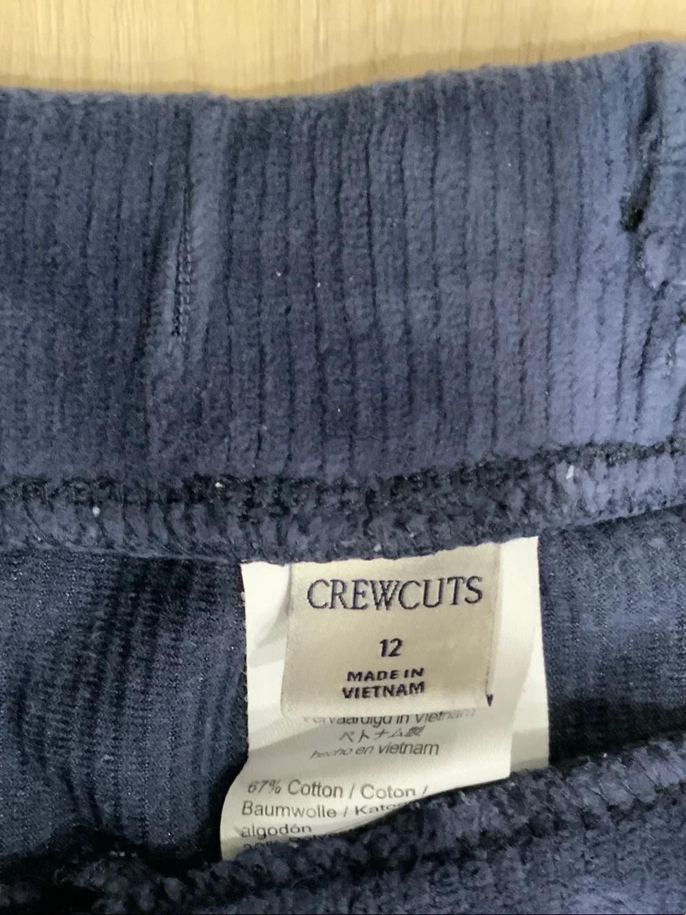 Crewcuts Light Blue Long Sleeve Tee with Crewcuts baggy navy pants